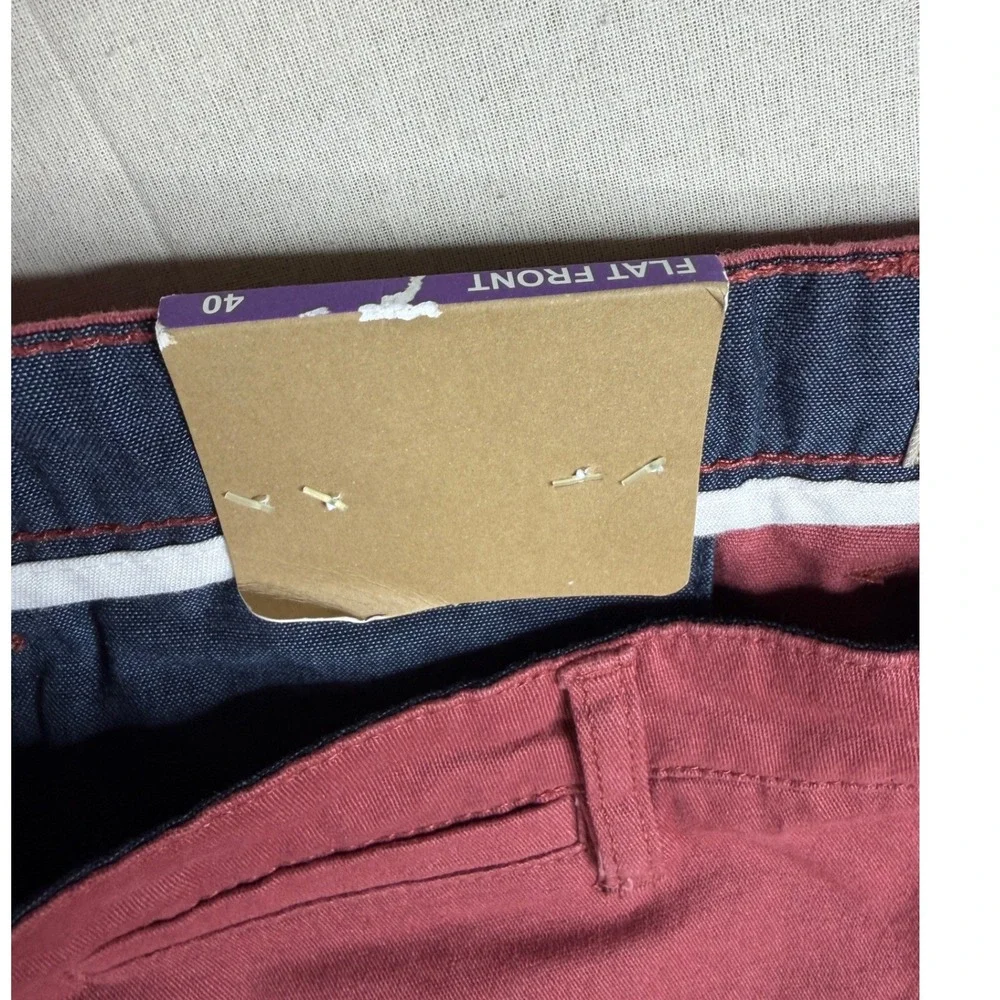 New Jachs‎ Flat Front Men's Shorts size 40 Red